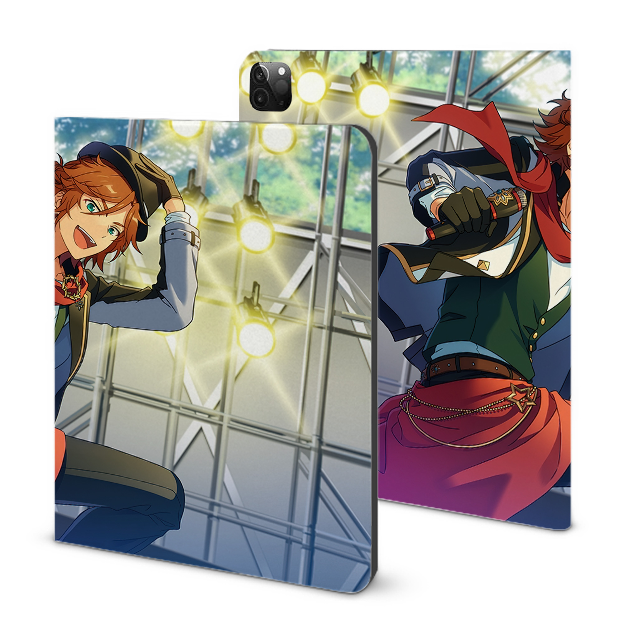（画像用） あんさんぶるスターズ! Ensemble Stars IPadケース ペンホルダー付き ブックスタイルデザイン